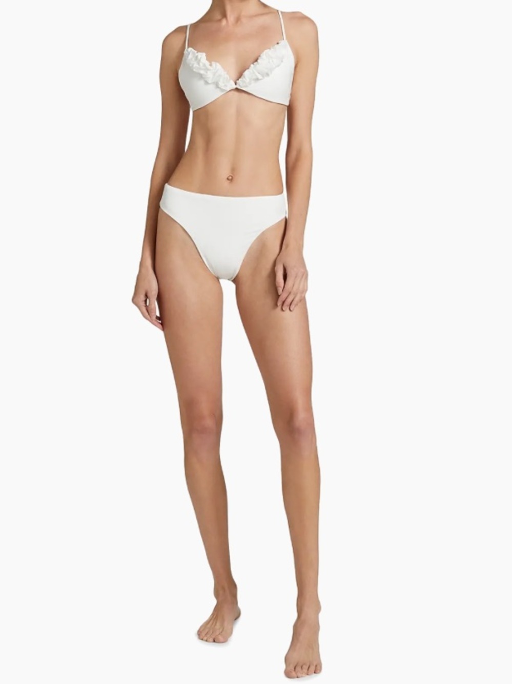 Maygel Coronel Krassi Ruffled Trim Bikini Two-Piece Set Size One Size